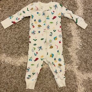 Hanna Andersson garden pajamas size 6-12 m